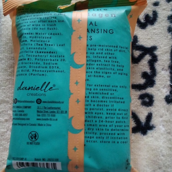 Facial Cleansing Wipes Marine Collagen - Picture 2 of 2